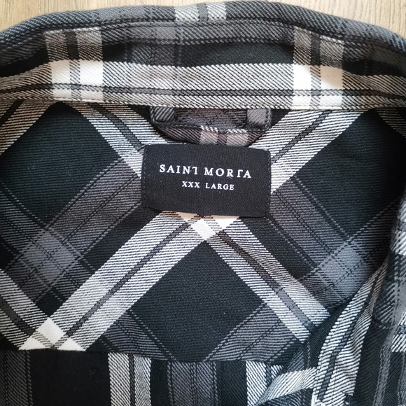 Saint Morta Flannel Button Down - Picture 2 of 4